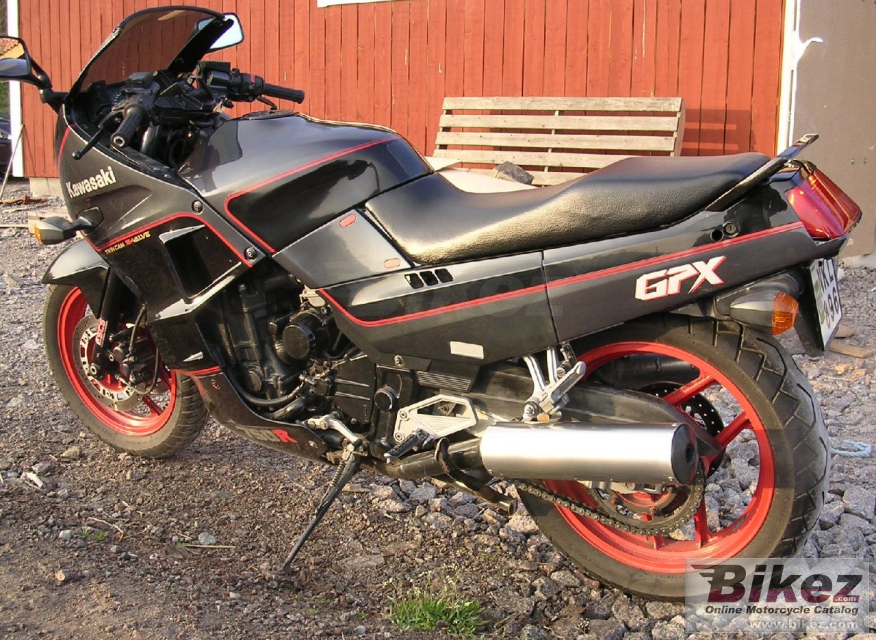 Kawasaki GPX 750 R poster